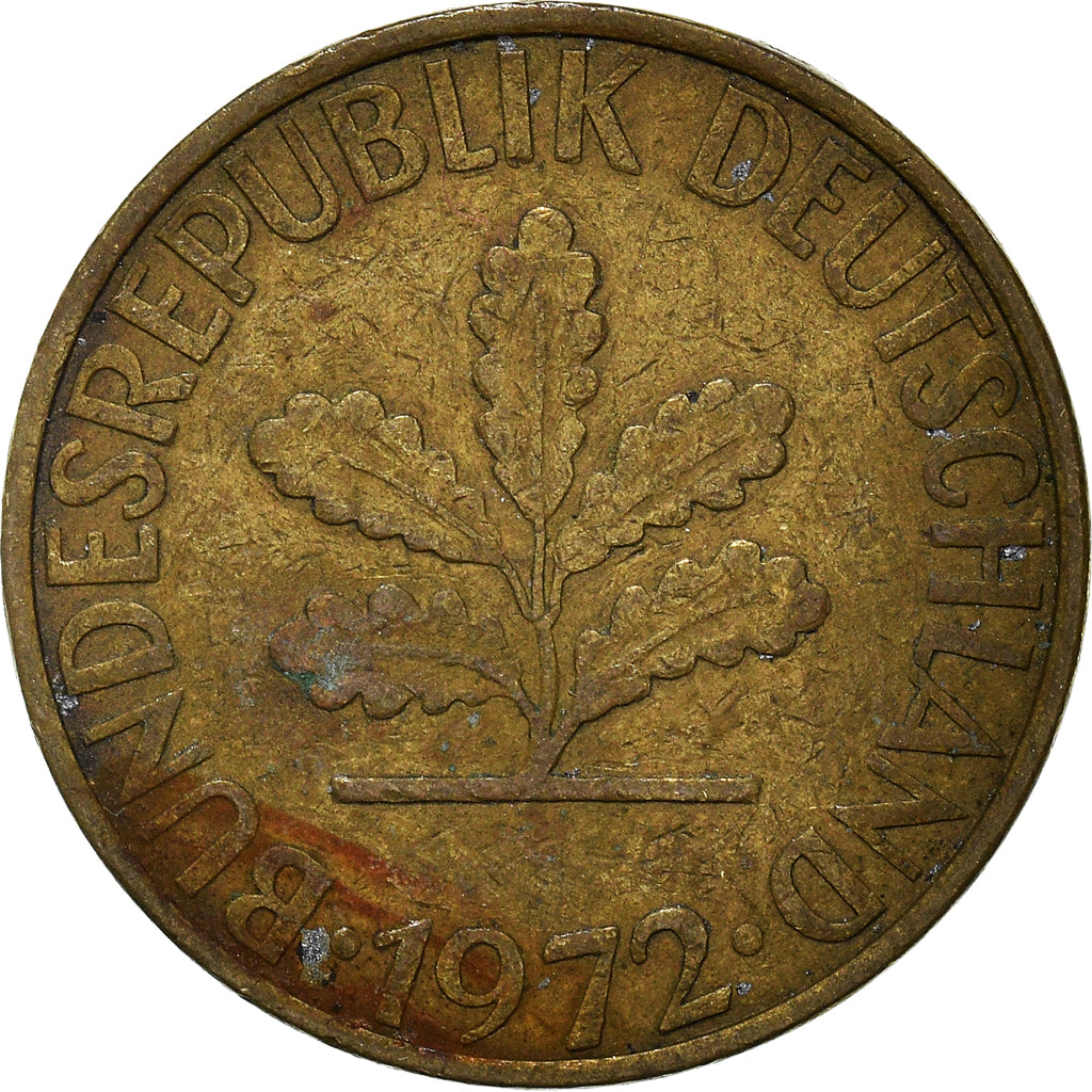 Moneta, Niemcy - RFN, 10 Pfennig, 1972
