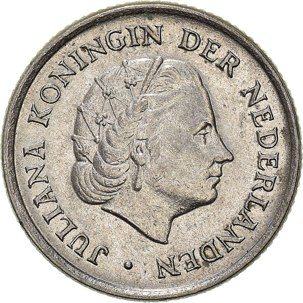 Münze, Niederlande, 10 Cents, 1967