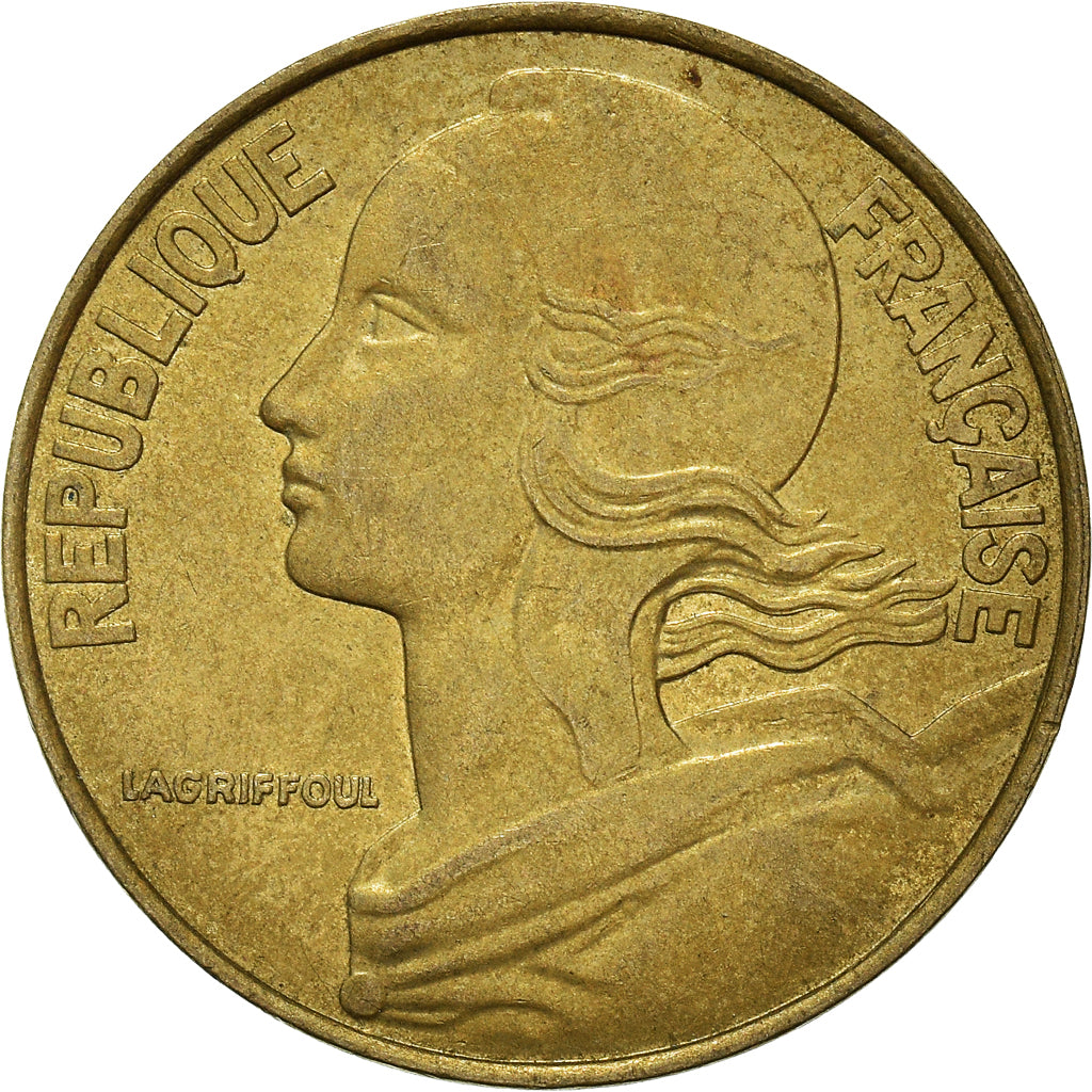 Moneda, Francia, 20 Centimes, 1988