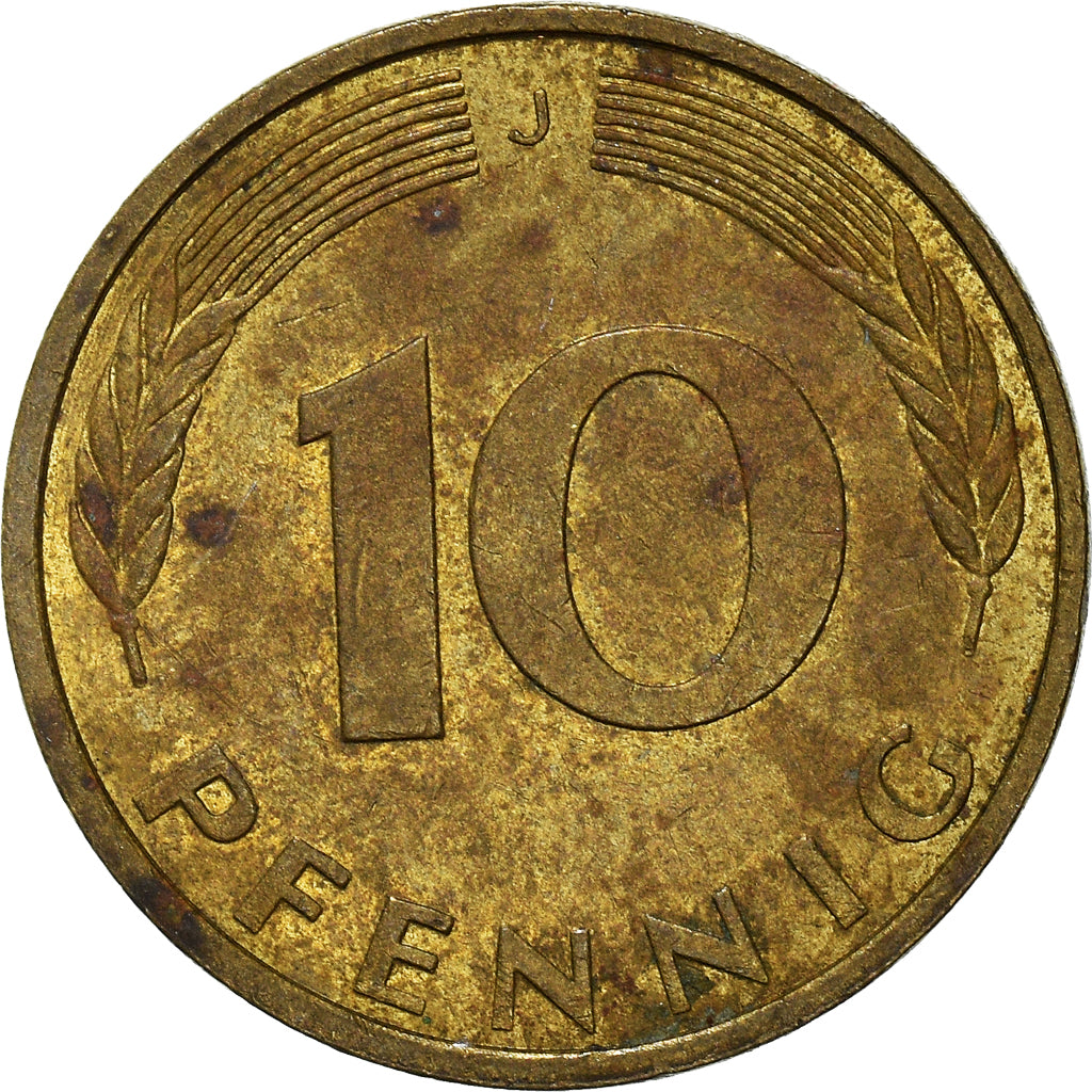 Coin, GERMANY - FEDERAL REPUBLIC, 10 Pfennig, 1985