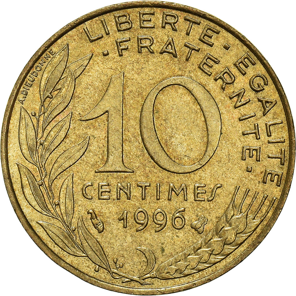 Moneta, Francia, 10 Centimes, 1996