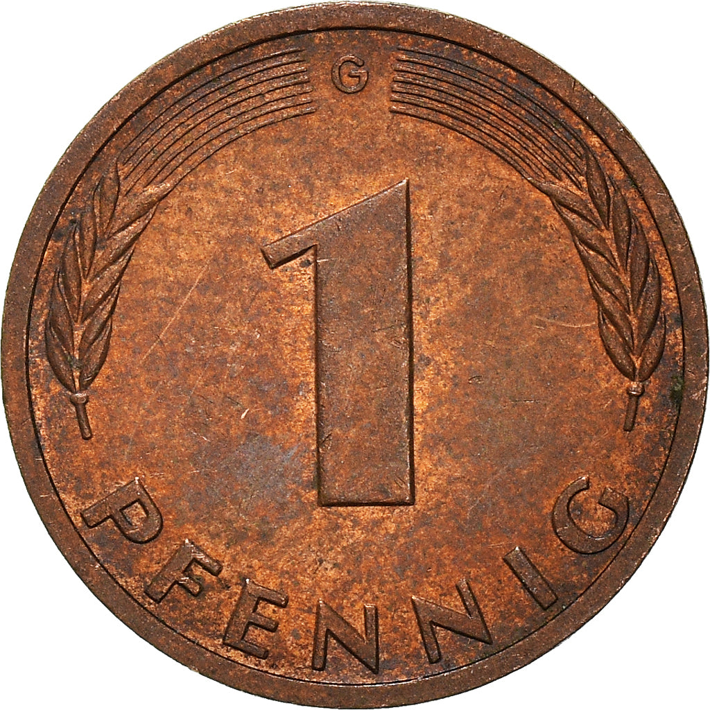 Moneta, Niemcy - RFN, Pfennig, 1983