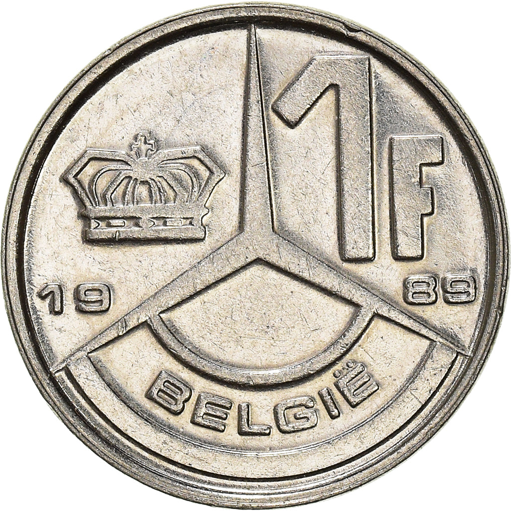 Moneta, Belgio, Franc, 1989