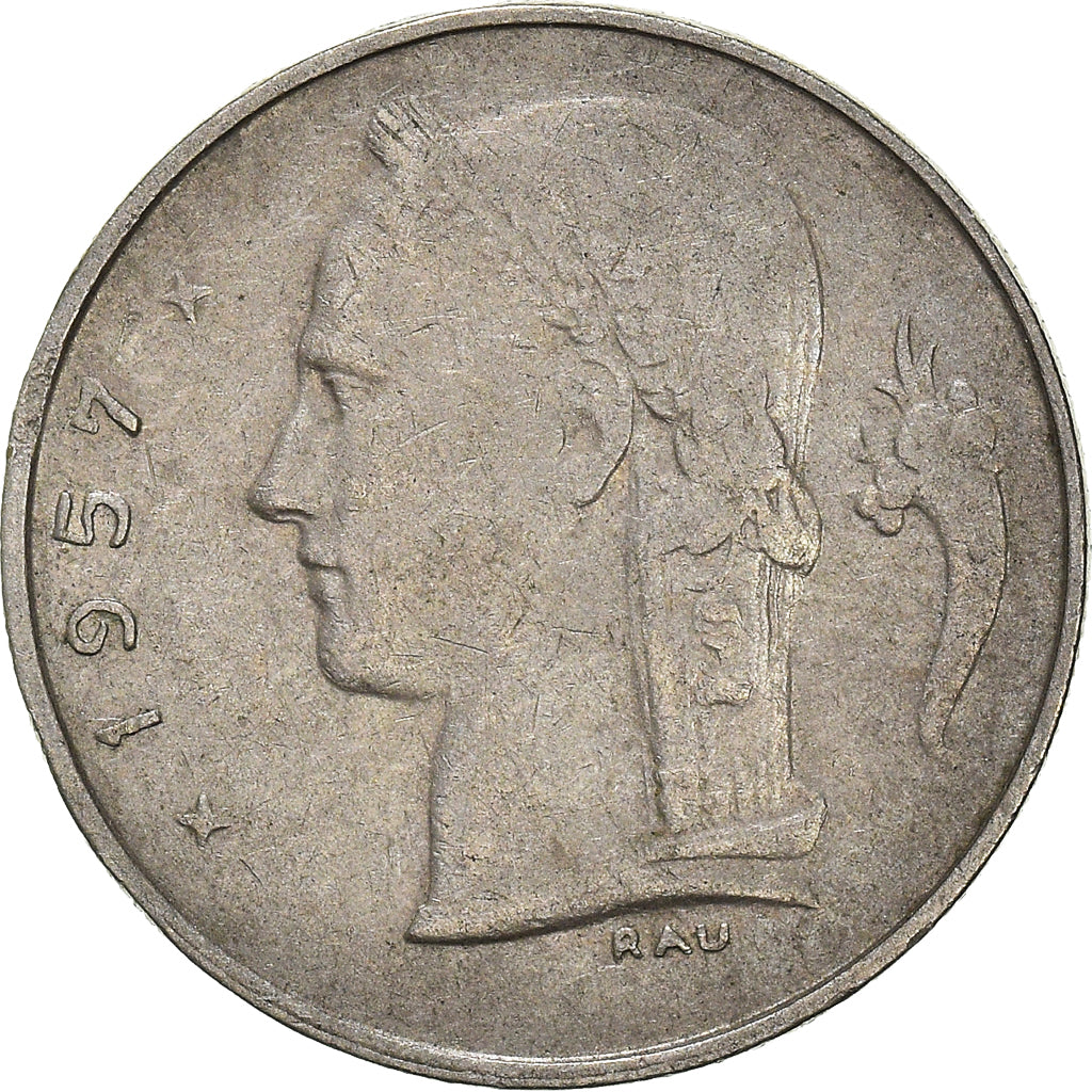 Monnaie, Belgique, Franc, 1957