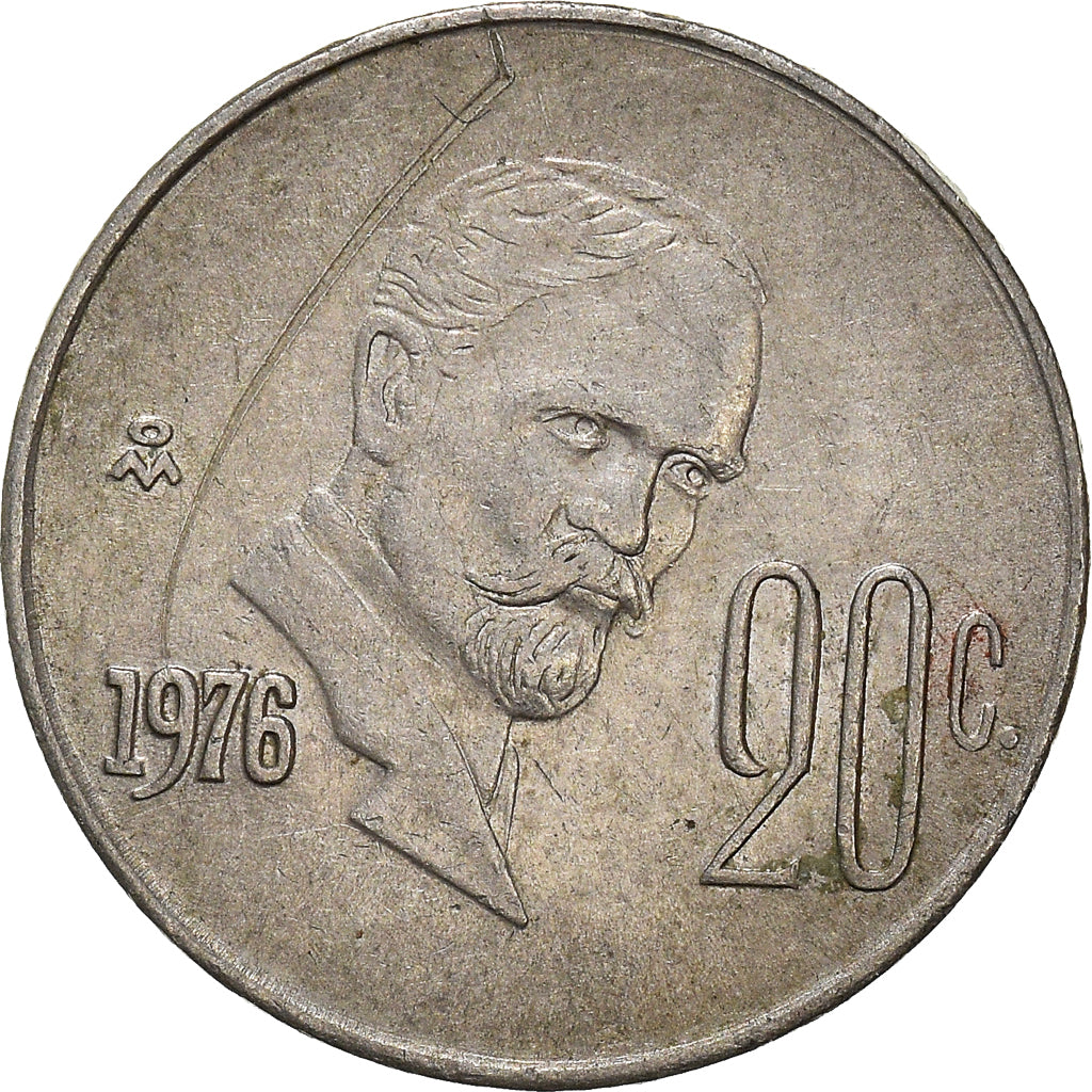 Munten, Mexico, 20 Centavos, 1976