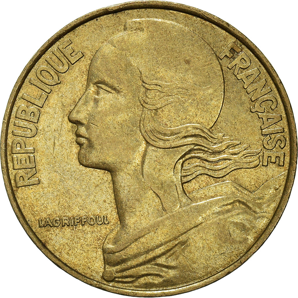 Moeda, França, 20 Centimes, 1989