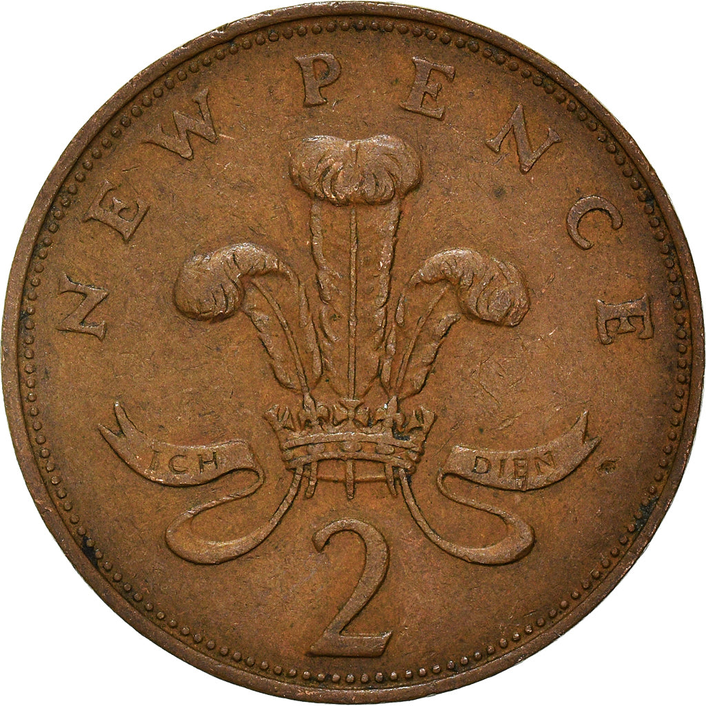 Münze, Großbritannien, 2 New Pence, 1971