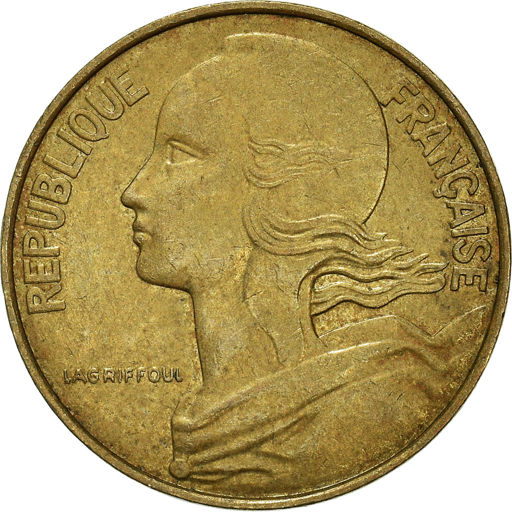 Coin, France, 10 Centimes, 1989
