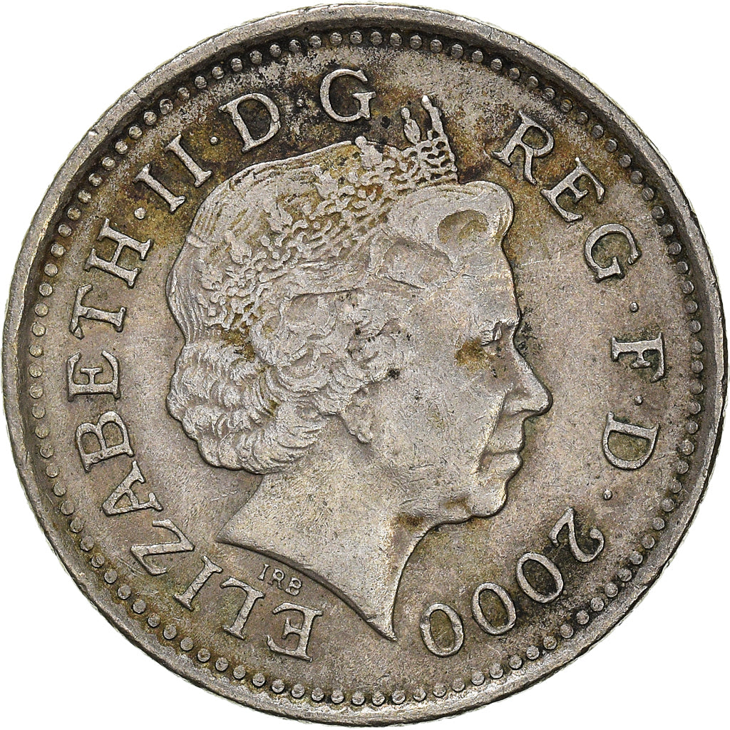 Münze, Großbritannien, 10 Pence, 2000