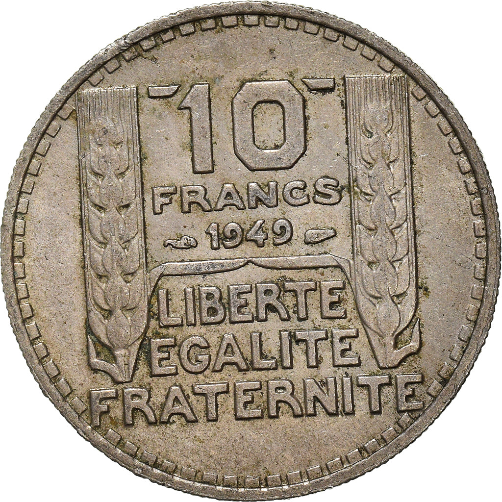 Coin, France, 10 Francs, 1949