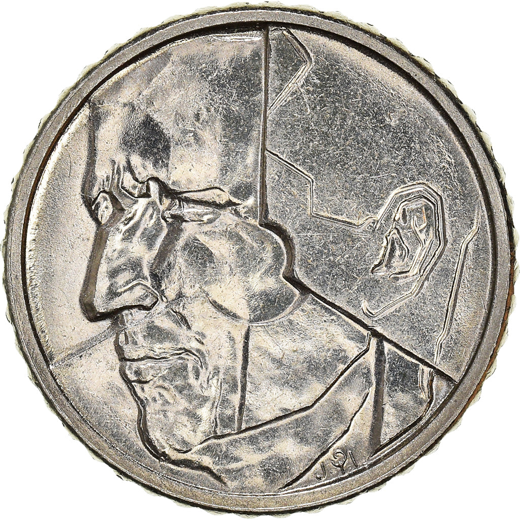 Moeda, Bélgica, 50 Francs, 50 Frank, 1988