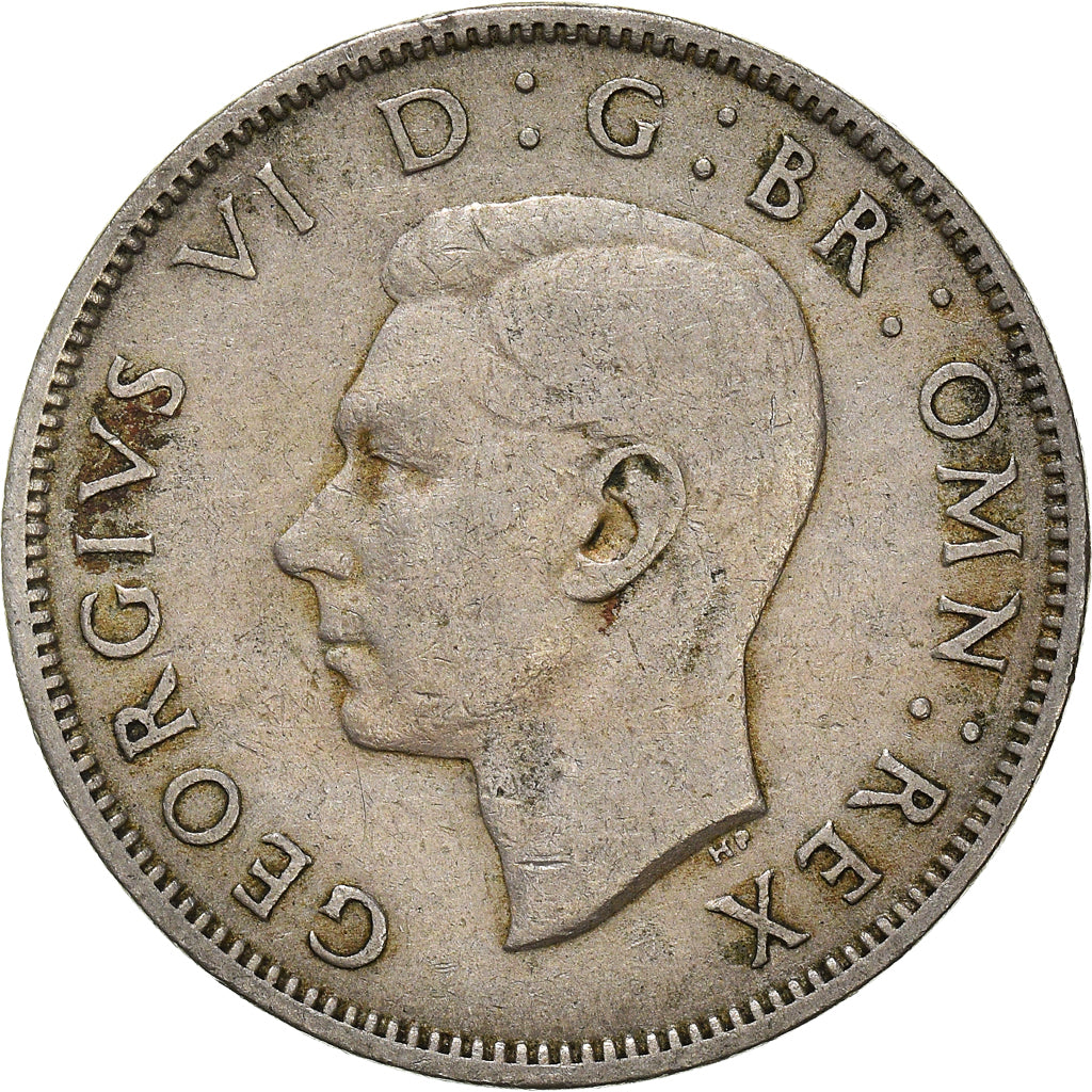 Monnaie, Grande-Bretagne, Florin, Two Shillings, 1948