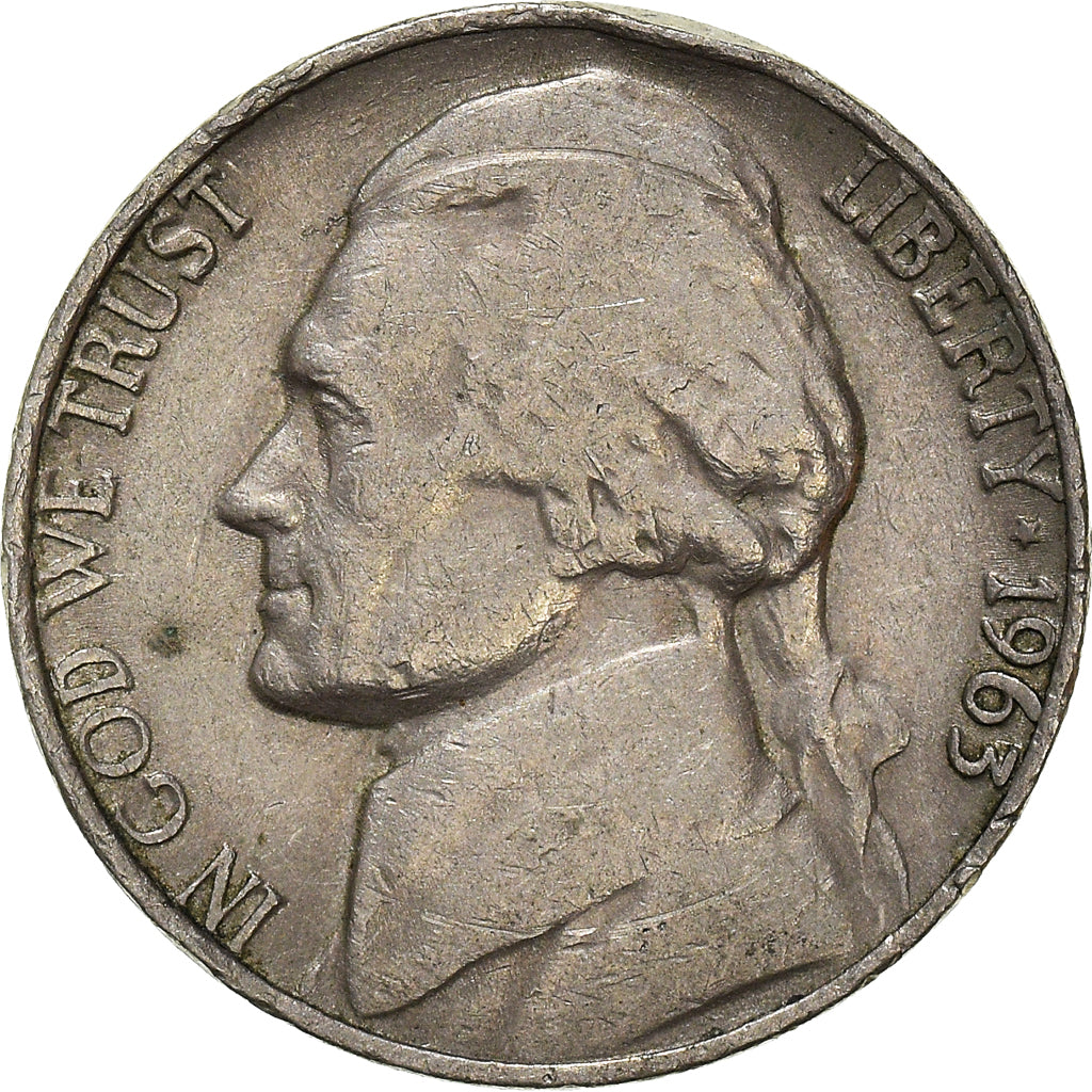 Moneta, Stati Uniti, 5 Cents, 1963