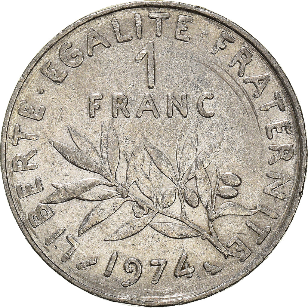 Monnaie, France, Franc, 1974