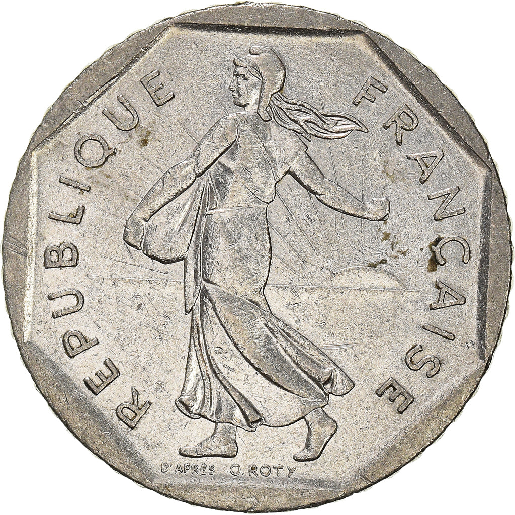 Coin, France, 2 Francs, 1980