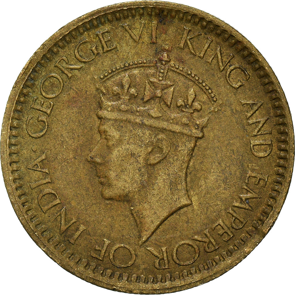 Coin, Ceylon, 25 Cents, 1943