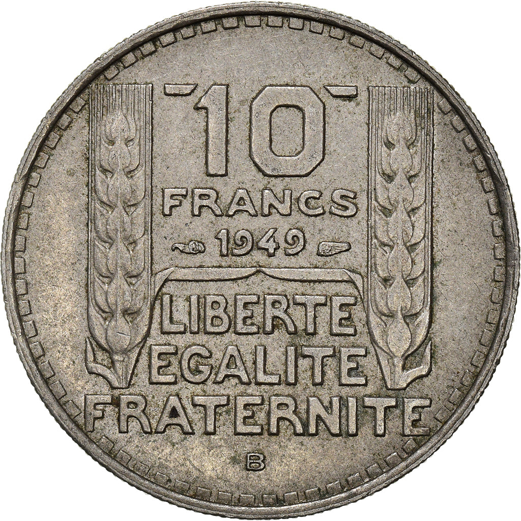 Moneda, Francia, 10 Francs, 1949
