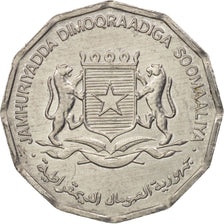 Coin, Somalia, 5 Senti, 1976, AU(50-53), Aluminum, KM:24