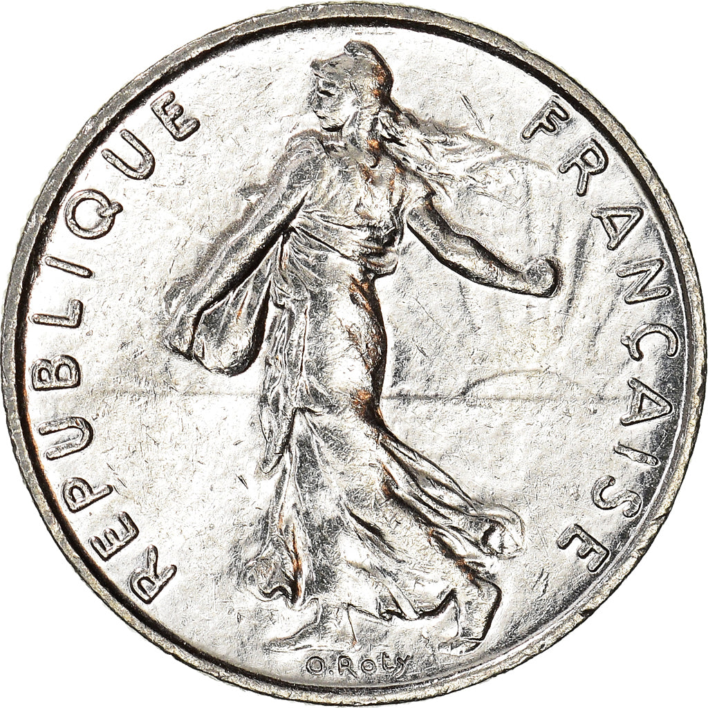 Münze, Frankreich, 1/2 Franc, 1997