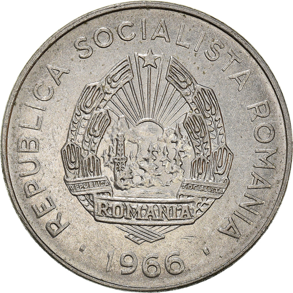Münze, Rumänien, 25 Bani, 1966
