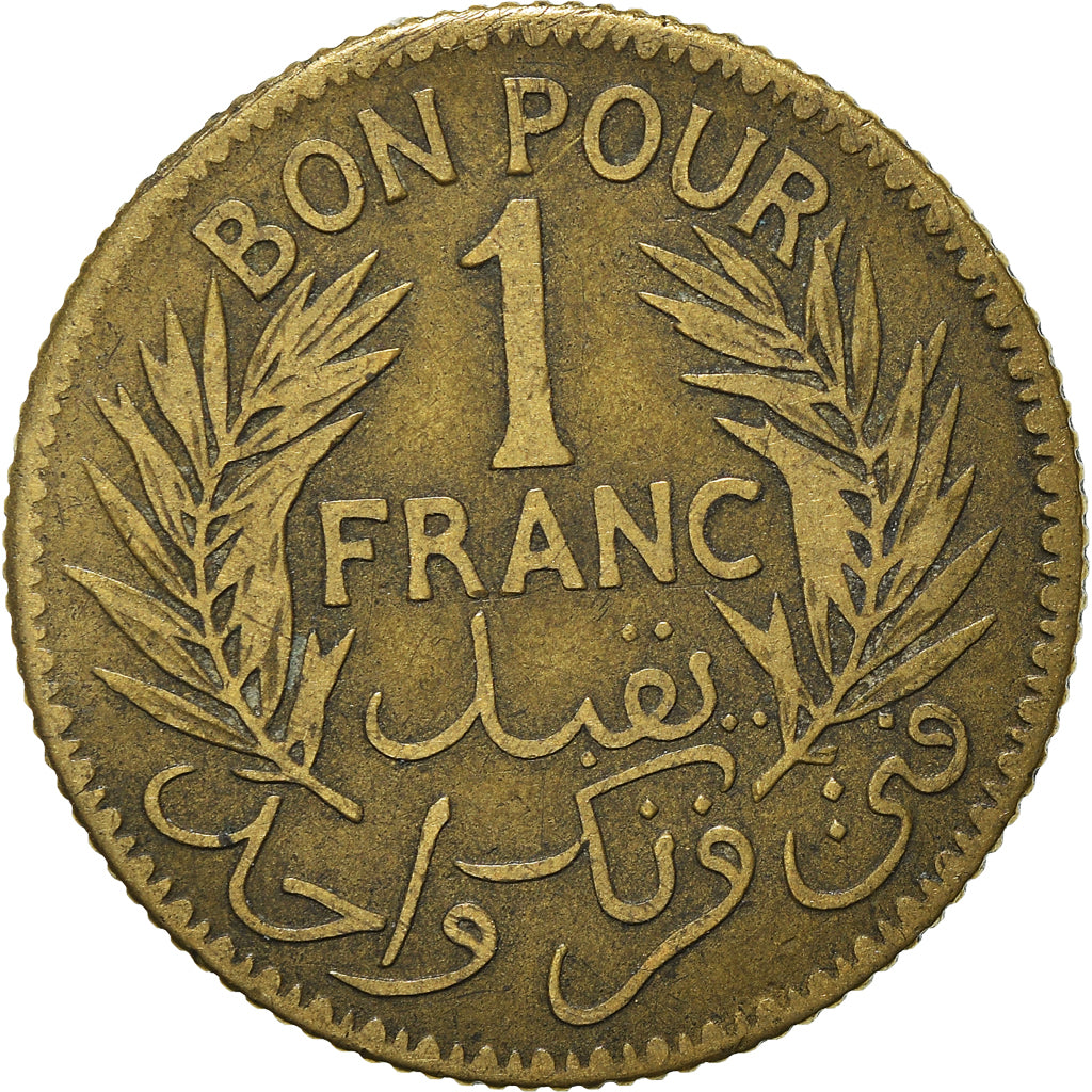 Monnaie, Tunisie, Franc