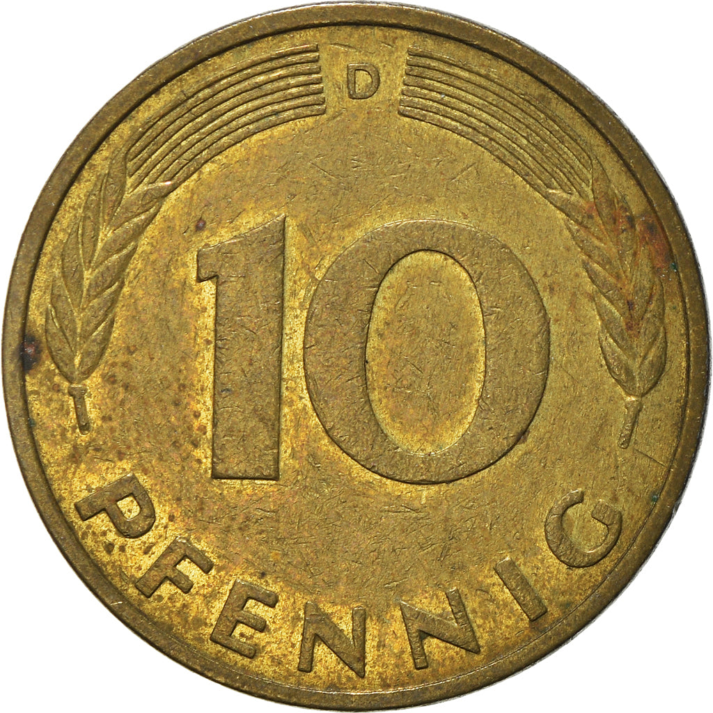 Coin, GERMANY - FEDERAL REPUBLIC, 10 Pfennig, 1981