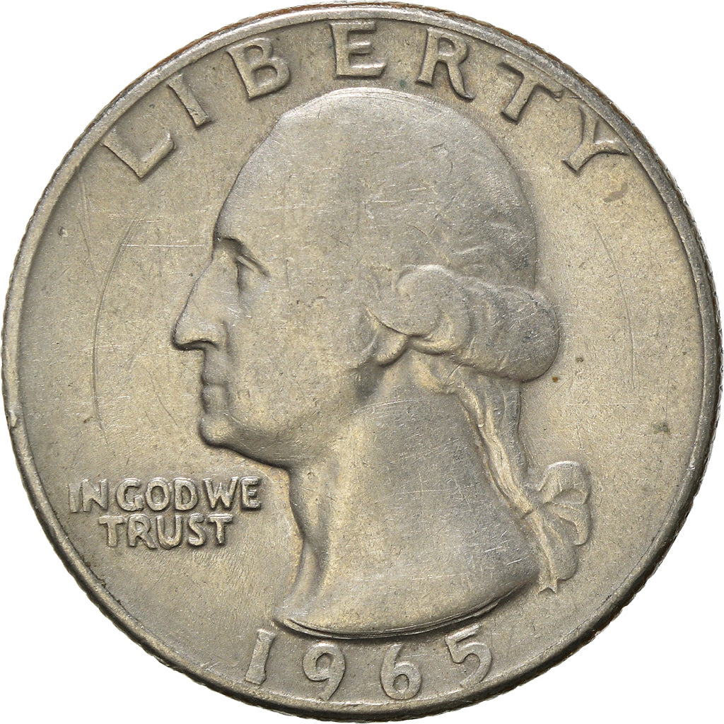 Monnaie, États-Unis, Quarter, 1965