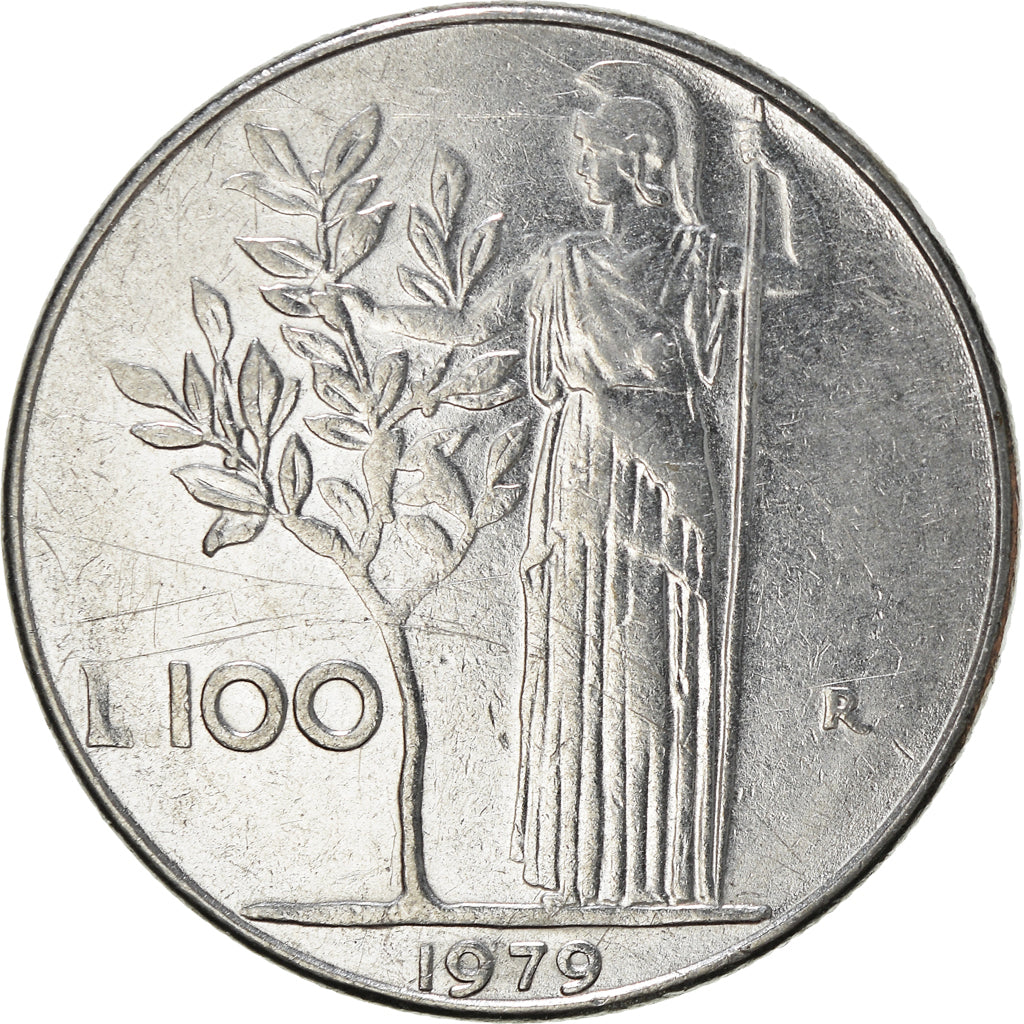Münze, Italien, 100 Lire, 1979
