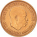 Coin, Sierra Leone, 1/2 Cent, 1964, British Royal Mint, AU(55-58), Bronze, KM:16