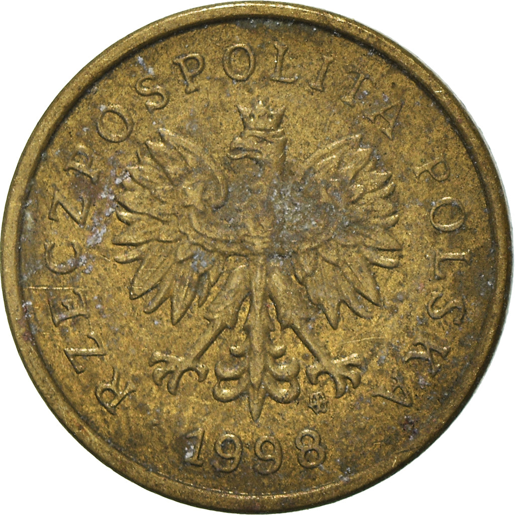 Moneta, Polonia, 2 Grosze, 1998