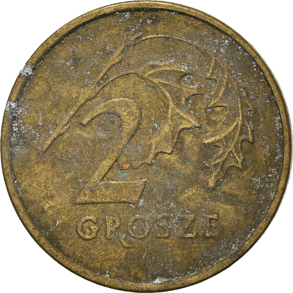 Moneta, Polonia, 2 Grosze, 1998