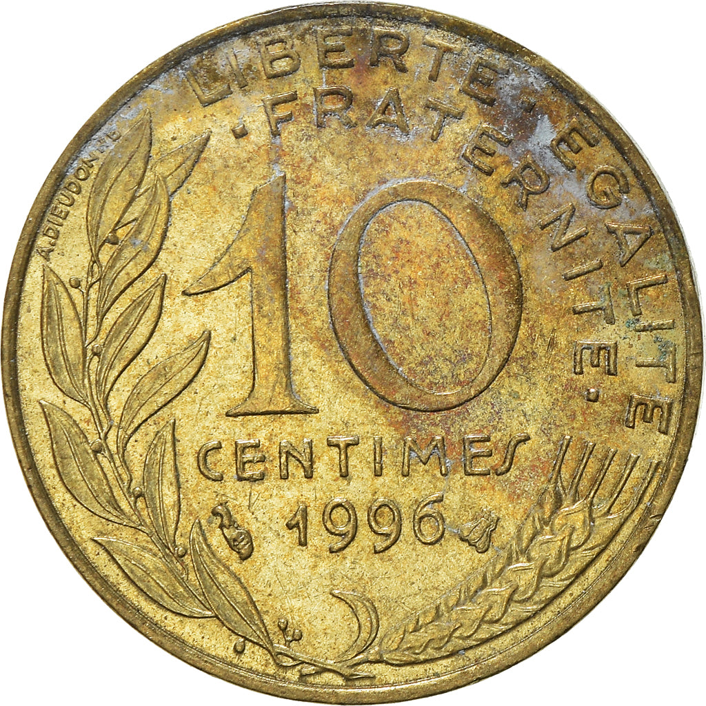 Moneta, Francia, 10 Centimes, 1996