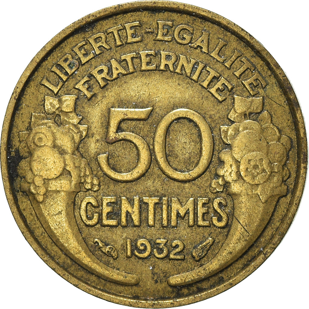 Munten, Frankrijk, 50 Centimes, 1932