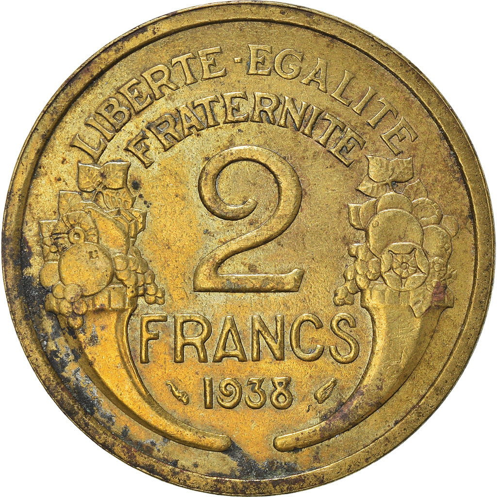 Moneta, Francia, 2 Francs, 1938