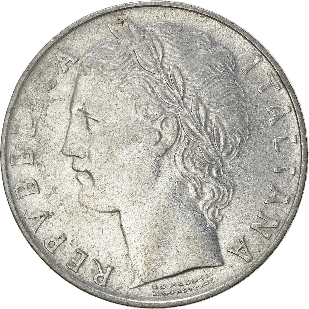 Moneta, Italia, 100 Lire, 1957