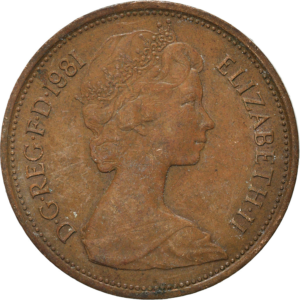 Coin, Great Britain, 2 New Pence, 1981