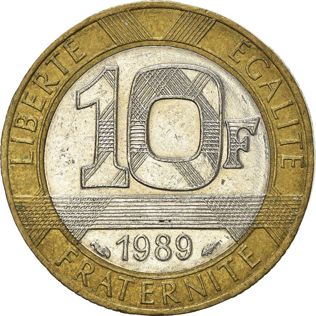 Coin, France, 10 Francs, 1989
