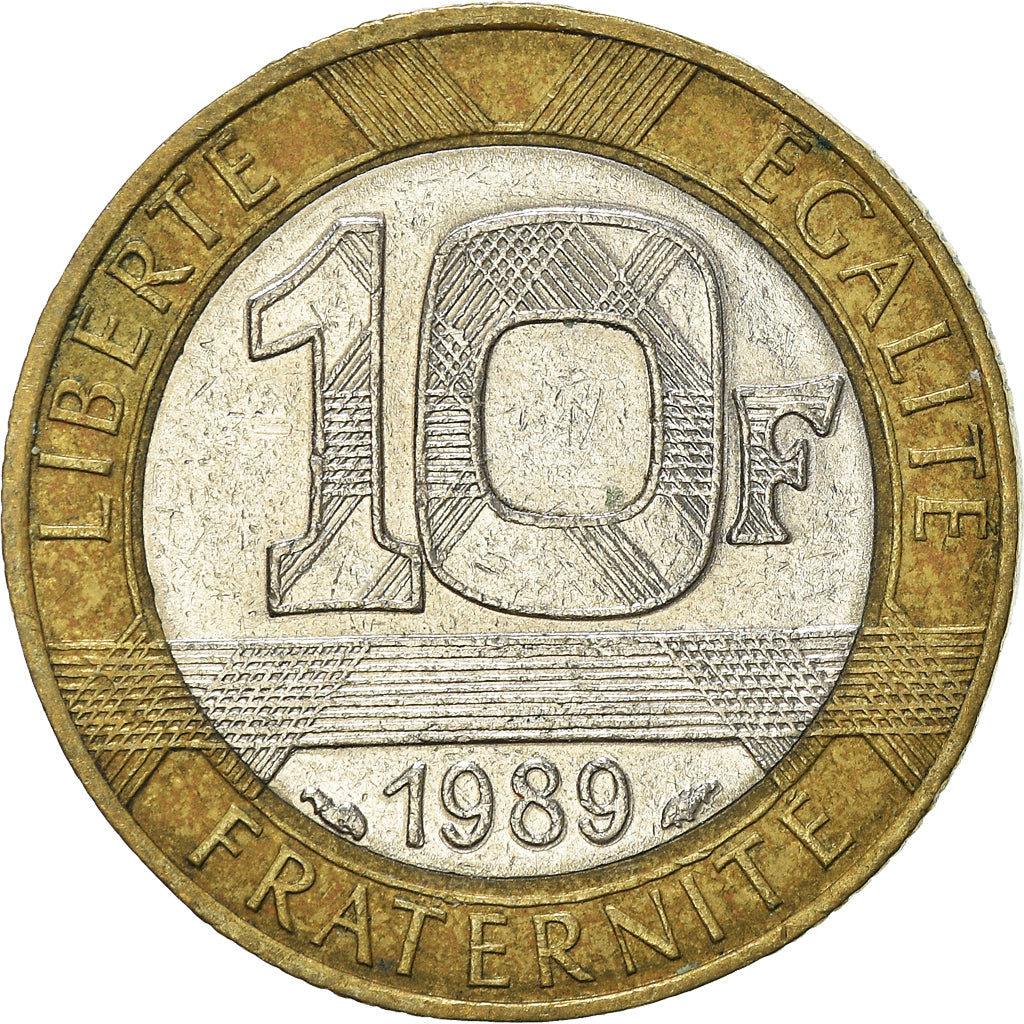 Coin, France, 10 Francs, 1989
