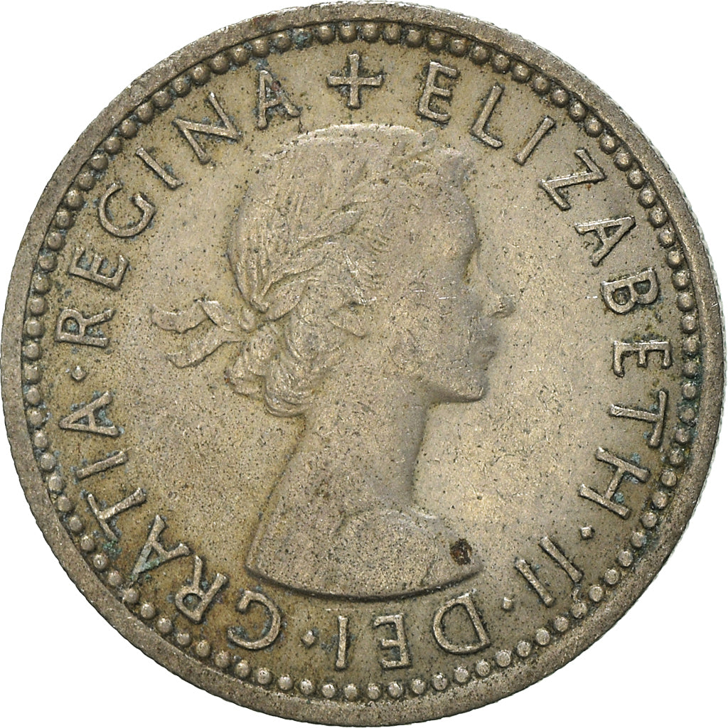 Monnaie, Grande-Bretagne, 6 Pence, 1960
