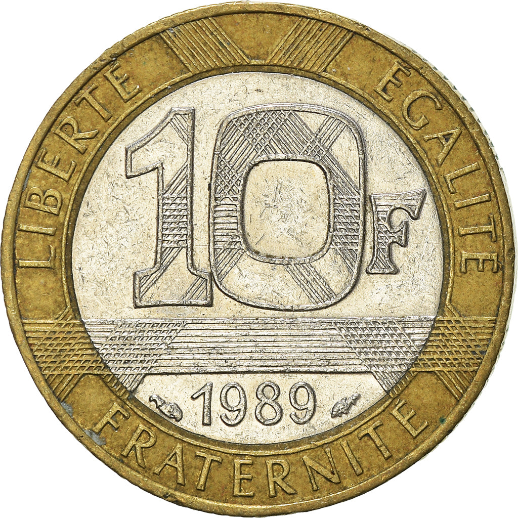 Coin, France, 10 Francs, 1989
