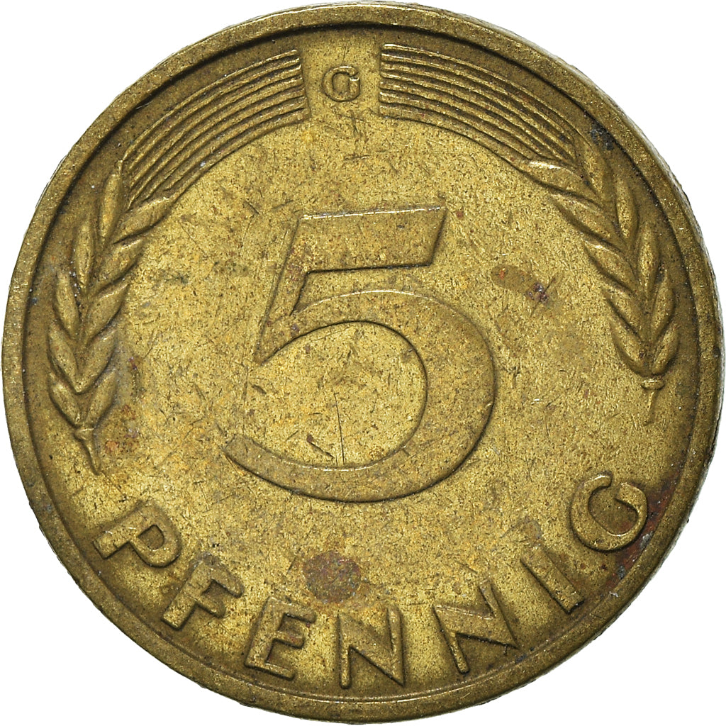 Monnaie, République fédérale allemande, 5 Pfennig, 1950