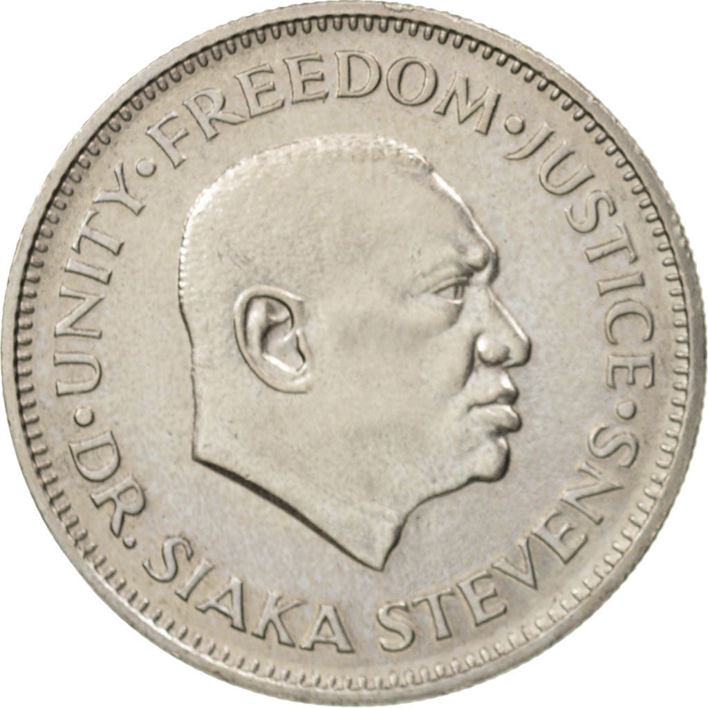 Coin, Sierra Leone, 10 Cents, 1984, MS(60-62), Copper-nickel, KM:34