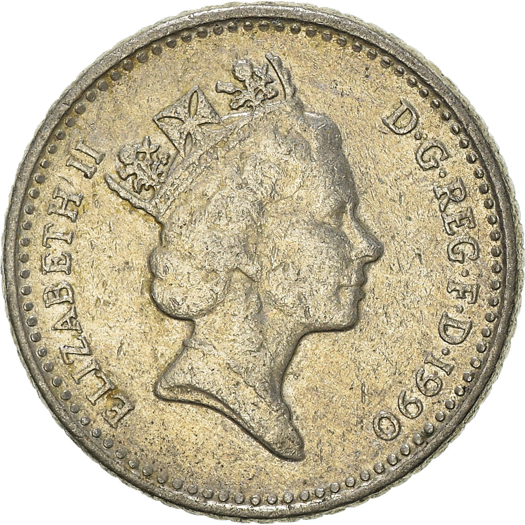 Münze, Großbritannien, 5 Pence, 1990