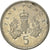 Moneda, Gran Bretaña, 5 Pence, 1990