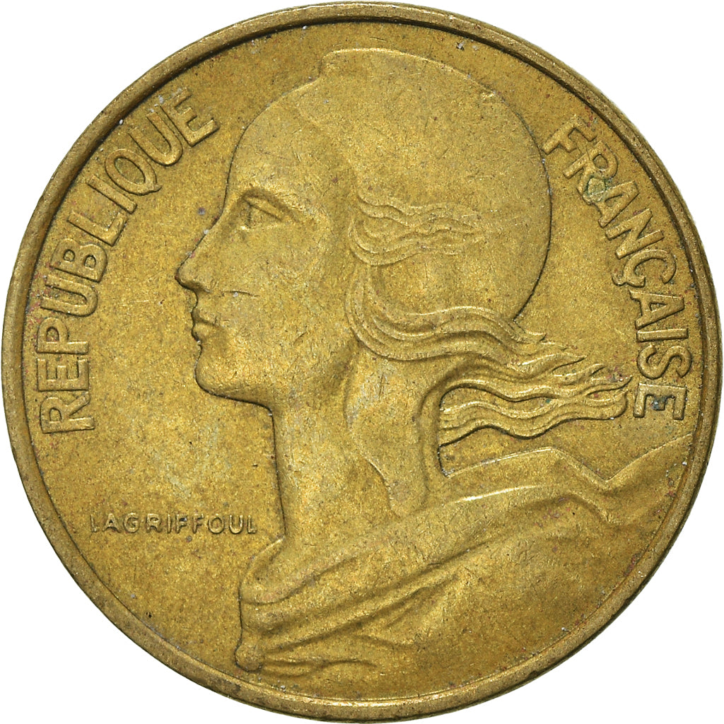 Münze, Frankreich, 10 Centimes, 1976