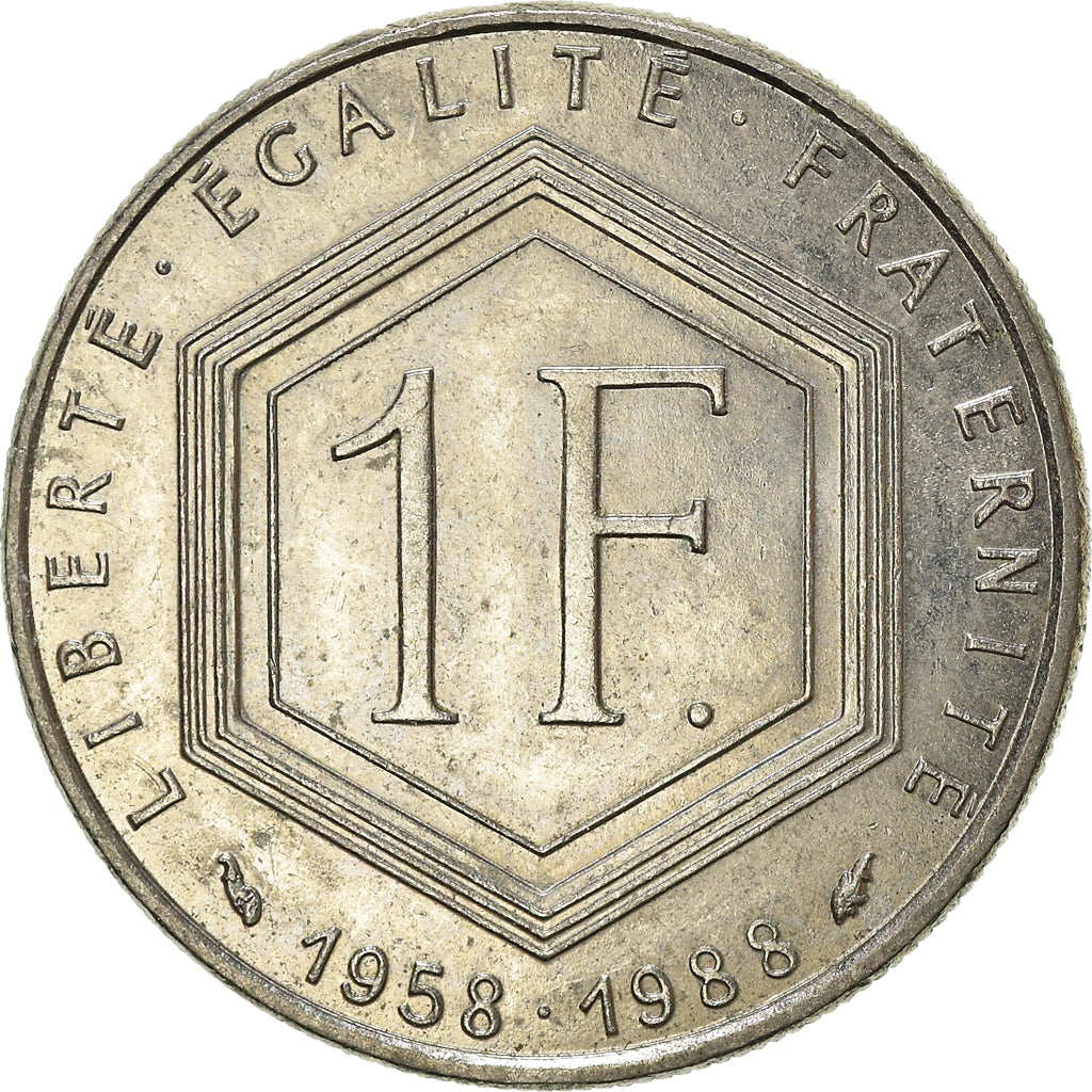 Moeda, França, Franc, 1988