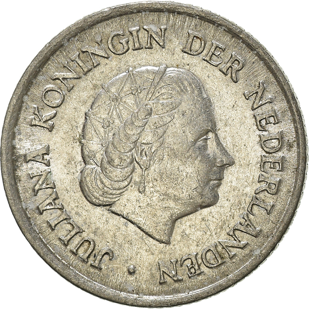 Moneta, Holandia, 25 Cents, 1961