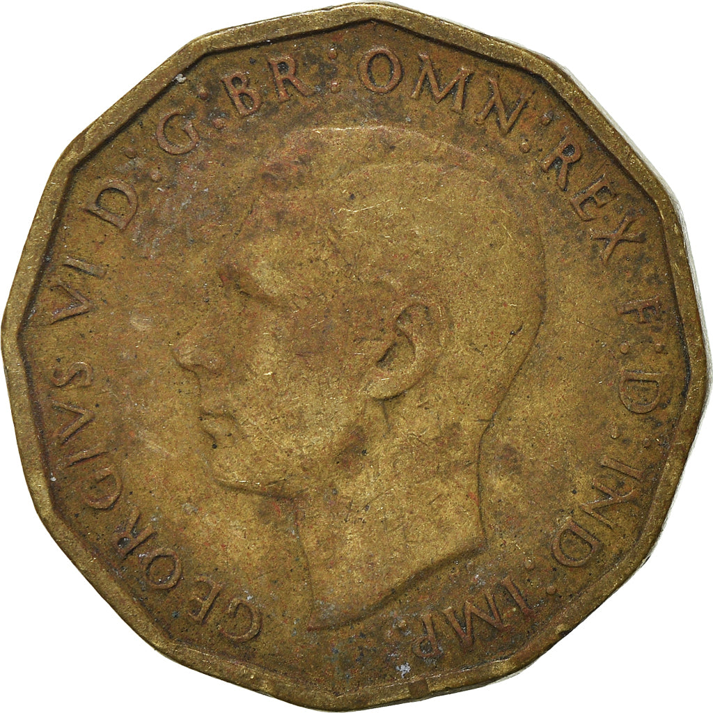 Monnaie, Grande-Bretagne, 3 Pence, 1942