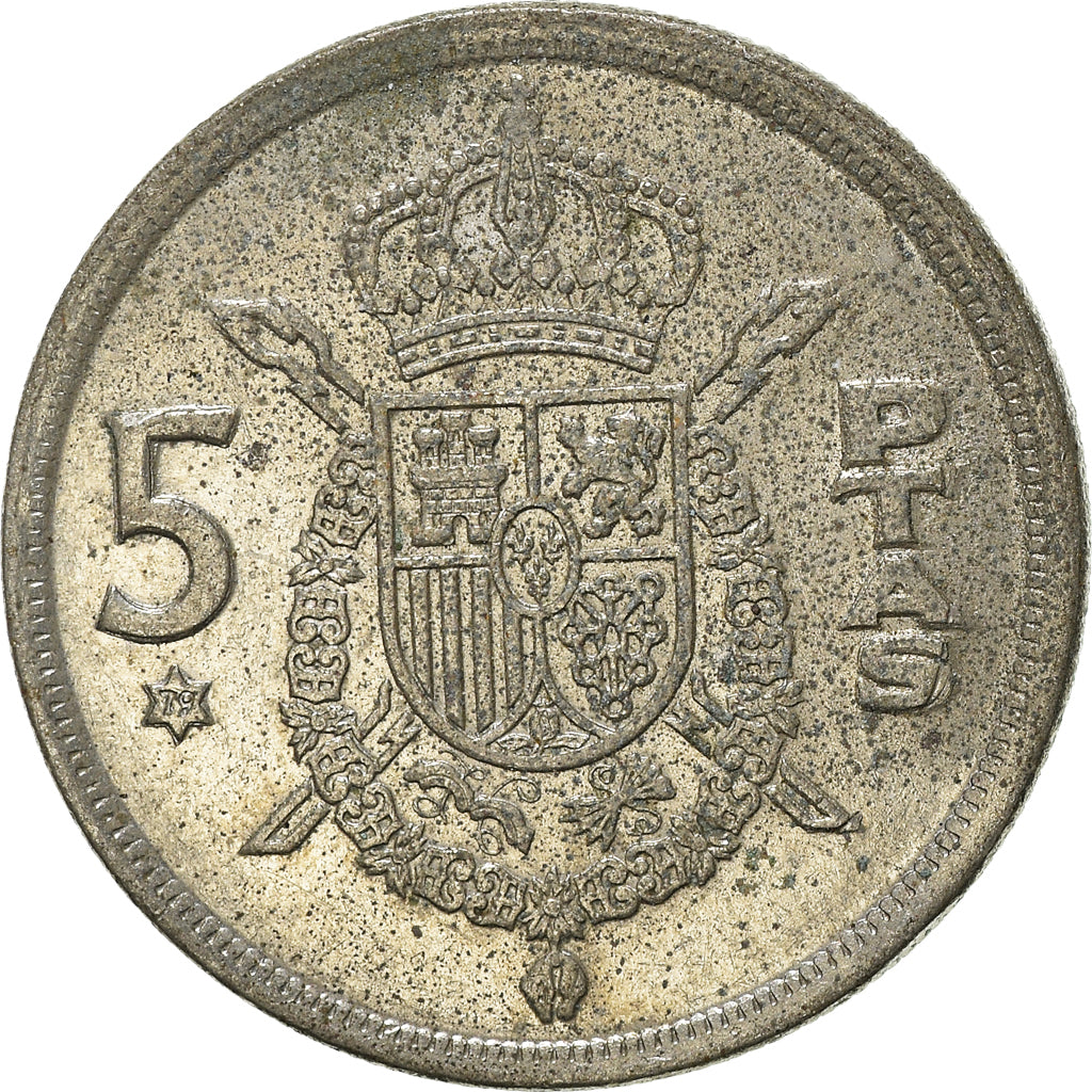 Munten, Spanje, 5 Pesetas, 1975 (79)