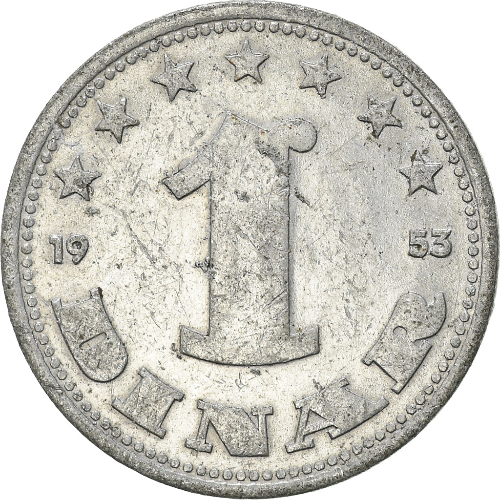 Münze, Jugoslawien, Dinar, 1953